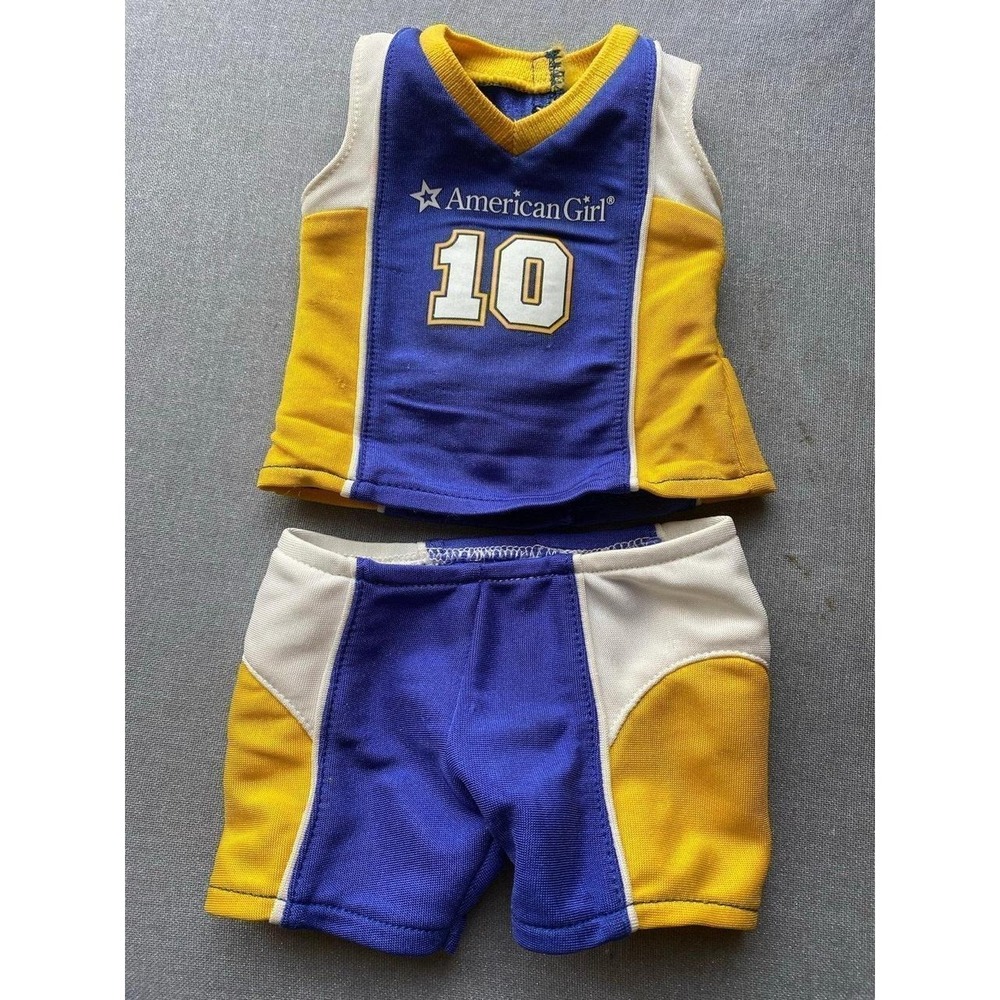 American Girl Doll Basketball Outfit Jersey Uniform Top Shorts